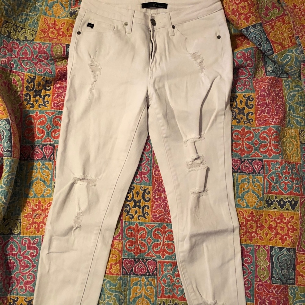 Kancan white skinny jeans